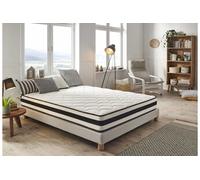 Moonia Matelas Maxim Anti-Stress Hauteur +/- 21 135 X 200cm Blanc