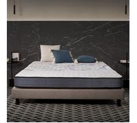 Matelas Mousse Perfectsleep 120x190 cm - NATURALEX - Blue Latex et Mousse HR Mémoire de forme - 7 zones