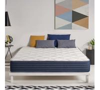 Matelas Naturalex Arcadia 140x200 cm - Mousse à Mémoire - Été/Hiver - Ferme - Anti-acarien
