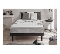 Matelas Naturalex TOP-CARBONE 90x190 cm mousse à mémoire de forme Bio Memory®+ système HQ Aero Latex®