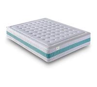 Matelas NATURELITS Serene 150x200 cm - Ressorts et mémoire de forme - Double face été/hiver - Hauteur 30 cm - Fermeté moyenne