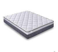 Matelas NATURELITS Xstar 80x190 cm - Ressorts et mémoire de forme double face été/hiver - Fermeté moyenne - Hauteur 26 cm