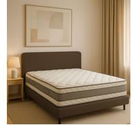 Matelas - NUIT D'OR - Memory Deluxe 160x200 - Mémoire de Forme - Très Ferme - 21 cm