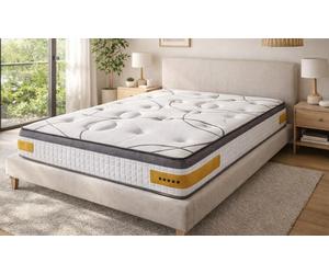 Matelas Nupsia Linköping mémoire de forme visco-élastique 24 cm : 140 x 190 cm