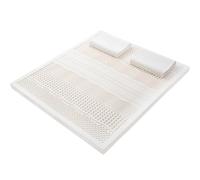 Matelas orthopédique 100 % latex naturel 7 zones Housse amovible moyenne/douce Épaisseur 7,6 cm 140 x 200 cm pour un confort et un soutien ultimes