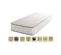 Matelas orthopédique 70x190 x 22 cm + oreiller mémoire + alèse - ferme - face hiver laine - ame poli lattex haute densité - hypoallergénique