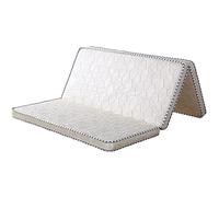 Matelas orthopédique à trois plis en coco pour adultes, lit d'invités ferme, silencieux, tapis de sol japonais 5 cm, tapis pliable 90 x 200 cm