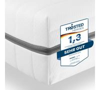 Matelas orthopédique en mousse froide d'une épaisseur de 18 cm - Matelas 90x200 avec 7 zones de couchage, Matelas H2 H3, Matelas en mousse froide 90x200 pour chaque position de sommeil, hauteur 18 cm,