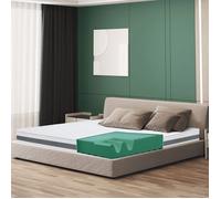 Matelas Orthopédique - THE WHITE STONE - 200 x 200 cm - Hauteur 16 cm - Antibactérien - Hypoallergénique