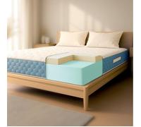 Matelas orthopédique - THE WHITE STONE - 90x200 cm - Hauteur 21 cm - Mousse polyuréthane - Hypoallergénique respirant