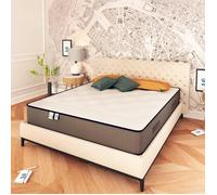 Matelas Paris 90x190 cm Mousse à mémoire sur face été/hiver-Haute adaptabilité
