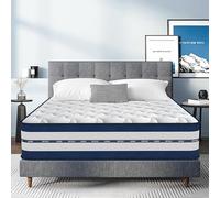 Matelas PerfectSleep 140x200 cm - Ép 26cm - Mousse à mémoire de Forme - Blue Latex Hybride - Soutien Parfait - Fermeté Moyenne - Respirant - Hypoallergénique - Durable - 10 Zones - Certifié Oeko-Tex