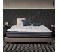 Matelas Perfectsleep 180x200 cm - Technologie Blue Latex et Mousse HR Mémoire de forme - Réversible - 7 zones - Excellent Confort