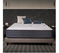Matelas Perfectsleep 90x190 cm - Très épais 30 cm - Technologie Blue Latex et Mousse HR Mémoire de forme - Réversible - 7 zones