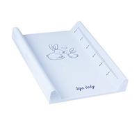 TEGA Baby Matelas plan à langer pour bébé Luxe 48,5 x 70 cm Blanc Lapin