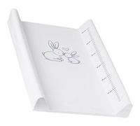 Matelas plan à langer luxe pour bébé 48 X 70 cm Blanc Lapin Blanc, Blanc G