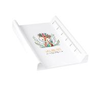 Matelas plan à langer luxe pour bébé 48 X 70 cm Blanc Renard