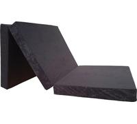 Matelas pliable 195x65x10 cm - 0001, 3 segments, léger, touristique, portable, camping, confortable pour les invités