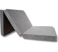 Matelas pliable 195x65x10 cm - 1008, 3 segments, touristique, portable, camping, confortable et idéal pour les invités