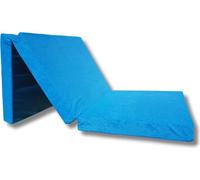 Matelas pliable 195x65x10 cm - 1331, 3 segments, confortable, touristique, portable, camping, pratique, pour les invités