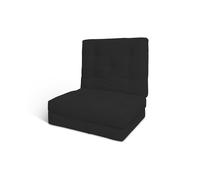 Matelas Pliable 80x200 avec latex - Futon Flex Latex - Pascall Noir