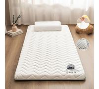 Matelas pliable à trois volets pour dormir sur le sol - futon japonais - Matelas enroulable King Size - Idéal pour un rangement et un voyage faciles