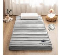 Matelas pliable à trois volets pour dormir sur le sol - futon japonais - Matelas enroulable King Size - Idéal pour un rangement et un voyage faciles