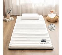 Matelas pliable à trois volets pour dormir sur le sol - futon japonais - Matelas enroulable King Size - Idéal pour un rangement et un voyage faciles