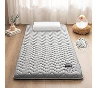 Matelas pliable à trois volets pour dormir sur le sol - futon japonais - Matelas enroulable King Size - Idéal pour un rangement et un voyage faciles
