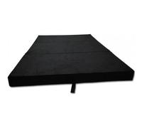 Matelas pliable - Camping - 80 x 200 x 10 cm - Noir - Confort moyen - 1 place