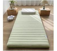 Matelas - Tapis de couchage pliable de style minimaliste - Surface matelassée douce et légère - Coussin de lit en mousse pour dortoir d'étudiant, camping, chambre d'amis (A, 120 x 200 cm)