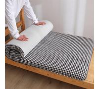 Matelas pliable en fibre de latex pour dortoir d'étudiant - Matelas futon épais pour lits superposés, literie portable avec base antidérapante