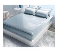 Matelas pliable en rotin rafraîchissant pour lit - Portable - Gris - 80 cm x 200 cm - Idéal pour le confort par temps chaud