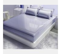 Matelas pliable en rotin - Tapis de lit d'été frais et rafraîchissant pour les nuits chaudes (violet, 120 cm x 200 cm)