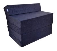 Matelas Pliable Fauteuil - NATALIA SPZOO - 195x70x10 cm - Mousse Polyuréthane - Déhoussable - 3-en-1