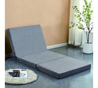 Matelas pliable portable avec housse lavable Idéal pour les invités Voyage Camping Salon Chambre Canapé-lit Compact et confortable