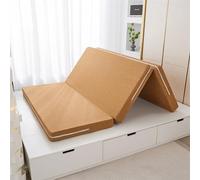 Matelas pliable portable pour lit simple et double 3 sections en mousse à mémoire de forme avec housse lavable, solution compacte polyvalente pour soirée pyjama.