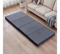 Matelas pliable portable pour matelas simple et double épais Soulagement de la pression Soutien du sommeil Antidérapant Idéal pour camping-car
