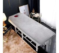 Matelas pliable pour salon de beauté, coussin en mousse à mémoire de forme pour table, carré, rond, tête trapézoïdale, gris, 80 x 190 cm, portable et confortable