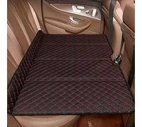 Matelas Pliable pour Suzuki Swift VI 2020-2023 | Lit De Voyage Pliable En Cuir PU Pour Siège Arrière Auto, Matelas 6 Couches Ininflable, Noir Et Rouge