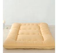Matelas pliable résistant à l'humidité et chaud pour lit simple/double 135 x 200 cm, idéal pour dortoir, lit futon, solution de couchage confortable au sol