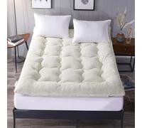 Matelas Pliable Sol Couchage Tatami Tapis De Sol, Matelas De Sol Souple Pliable, Matelas Portable De Couleur Unie Matelas Enroulable Rose 90x200cm, White, 180x200cm