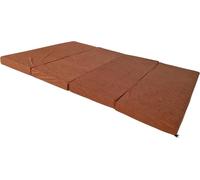 Matelas pliant 180 x 120 x 8 cm - 1000 - Pliable 4 parties, voyage, camping, invités, housse amovible et lavable, facile à transporter