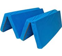 Matelas pliant 180 x 120 x 8 cm - 1331 - Pliable 4 parties, voyage, camping, invités, housse amovible et lavable, facile à transporter