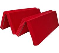 Matelas pliant 180 x 120 x 8 cm - 3100 - Pliable 4 parties, voyage, camping, invités, housse amovible et lavable, facile à transporter