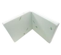 Matelas Pliant 2 Parties 60X120 Hauteur 7 CM DÉHOUSSABLE, en WATERFOAM, Housse en Aloe Vera, Mousse DENSITÉ 30 KG/M³