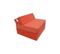Natalia Spzoo Matelas lit Fauteuil futon Pliable Pliant Choix des Couleurs - Longueur 200 cm (30942-orange)