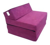Matelas pliant 200x70x10 cm pour adultes et enfants - Natalia Spzoo - Violet - Mousse polyuréthane - Ferme - 70x200cm