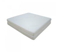 Coupey Matelas pliant déhoussable 60 x 120 cm Bébé Mixte 5 cm Blanc 20 kg/m³