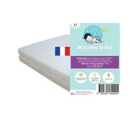 Matelas pliant de voyage bébé - EASY DORT - 60x120 cm - épaisseur 7 cm - déhoussable